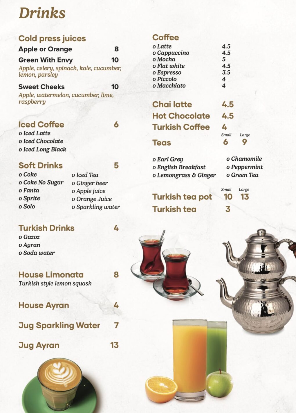 turkish tea limonata